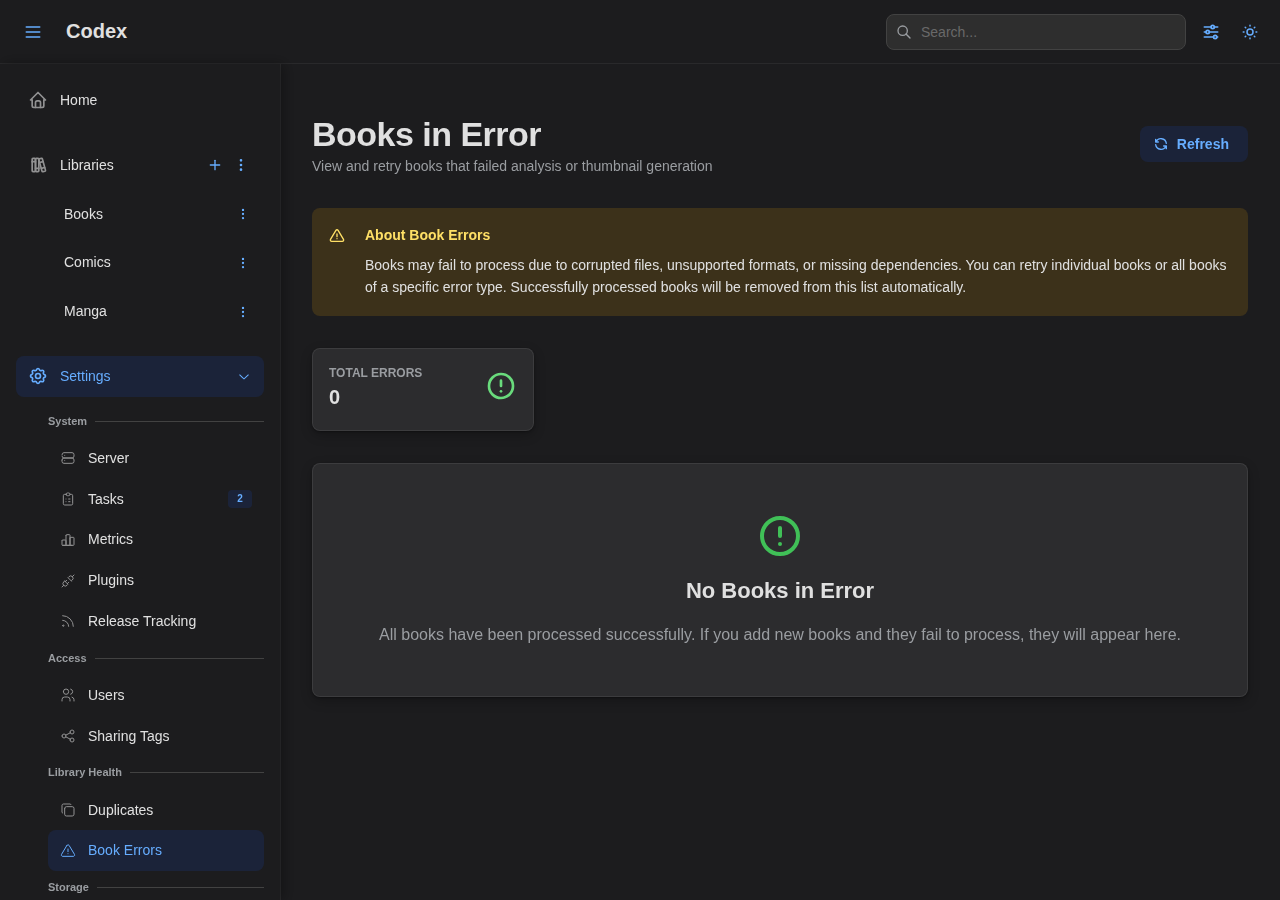 Book Errors