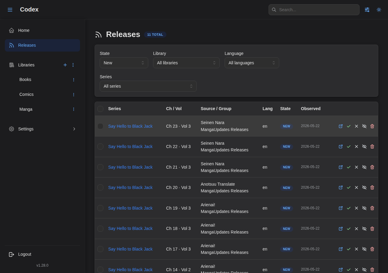 Releases Inbox - New